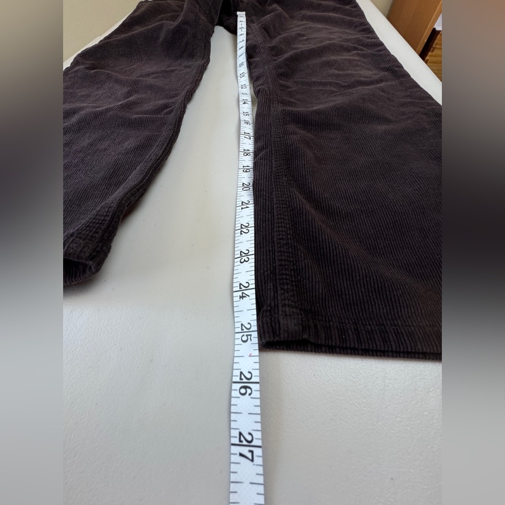 Anthropologie The Yaya Mid-Rise Corduroy Crop Flare Jeans by Pilcro SZ 31 - Picture 8 of 11